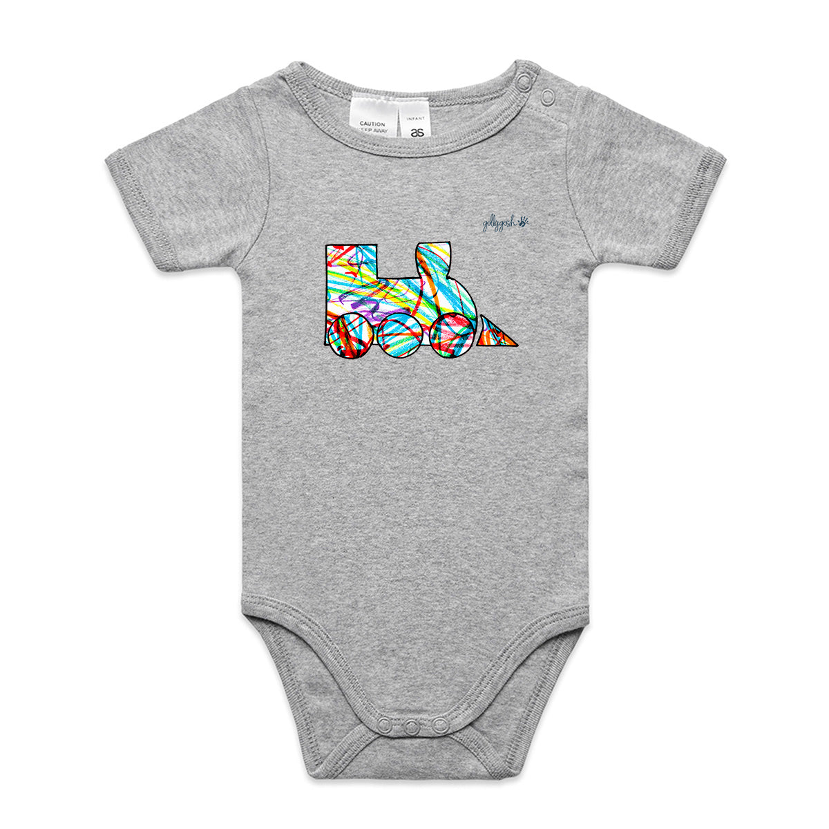 Train - Infant Baby Grow