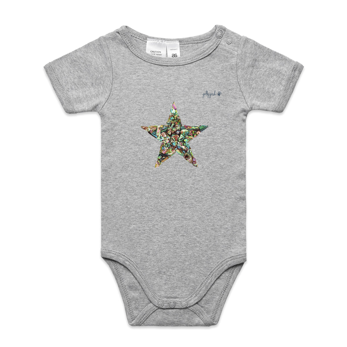 Paua Star - Infant Baby Grow