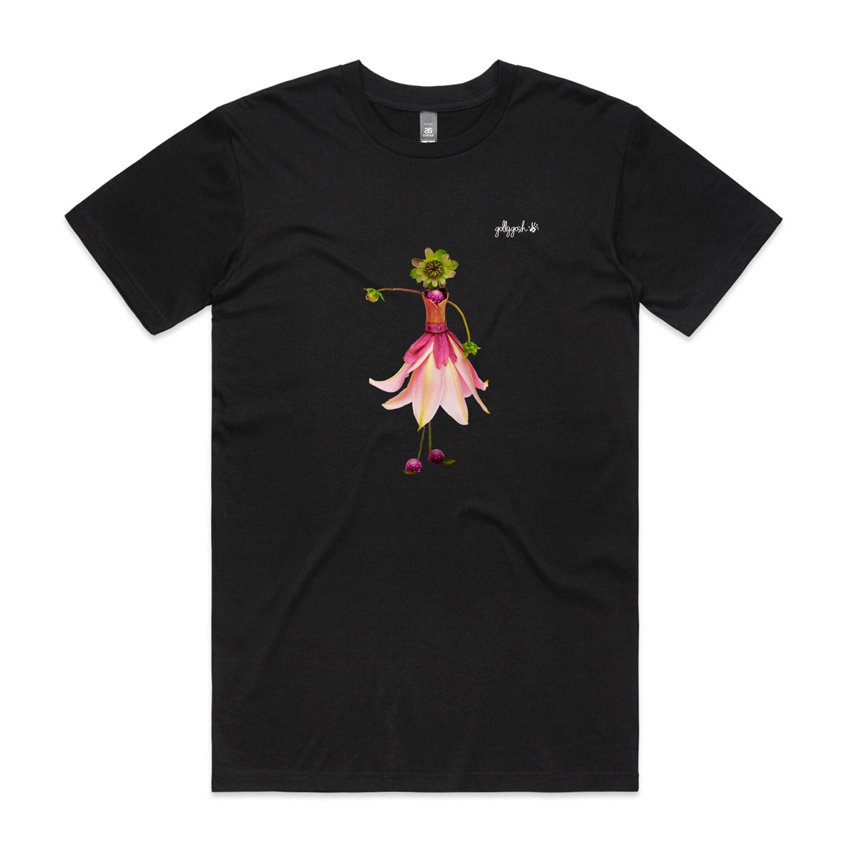 Pink Lily Ballerina Adult Tee