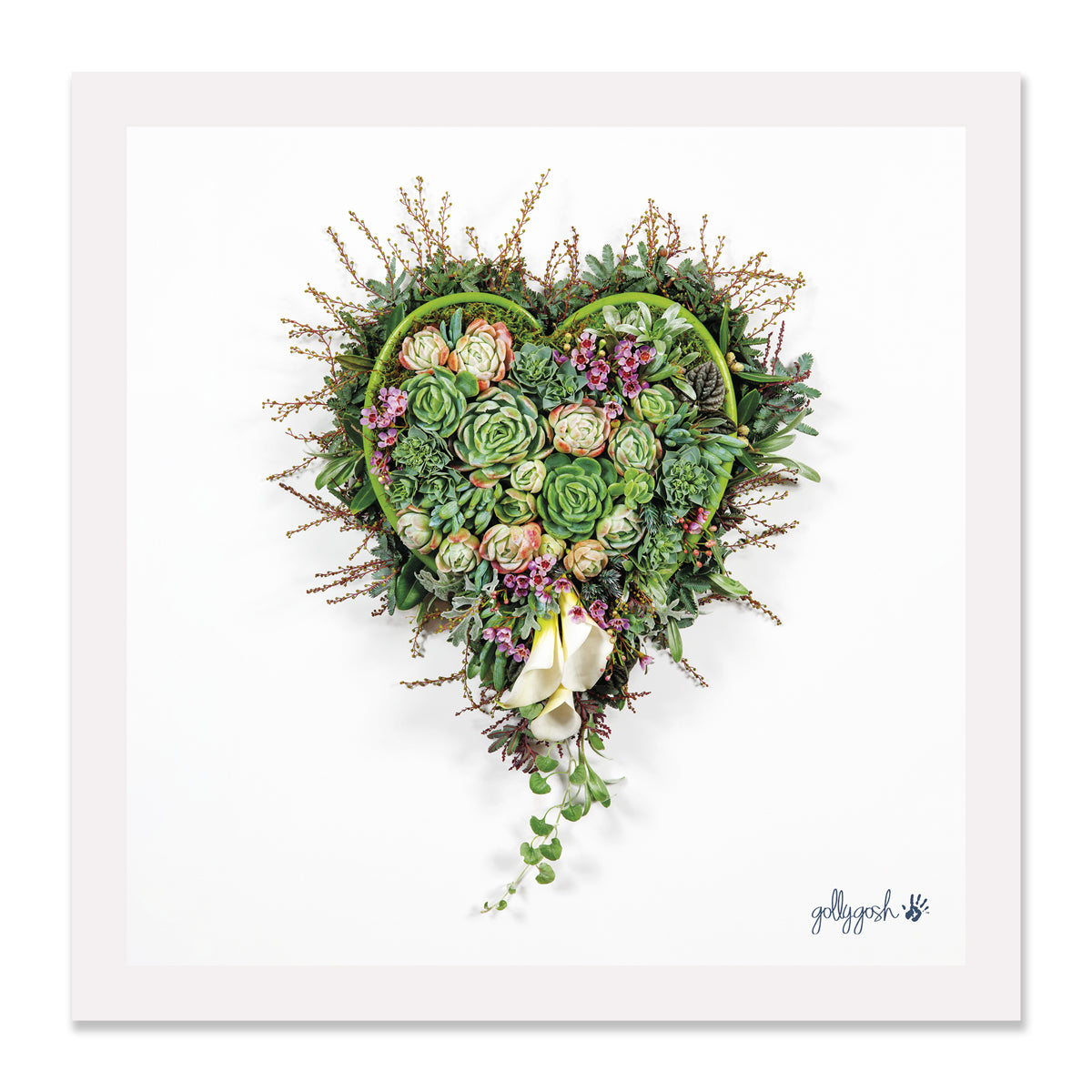 Succulent Heart Fine Art Print