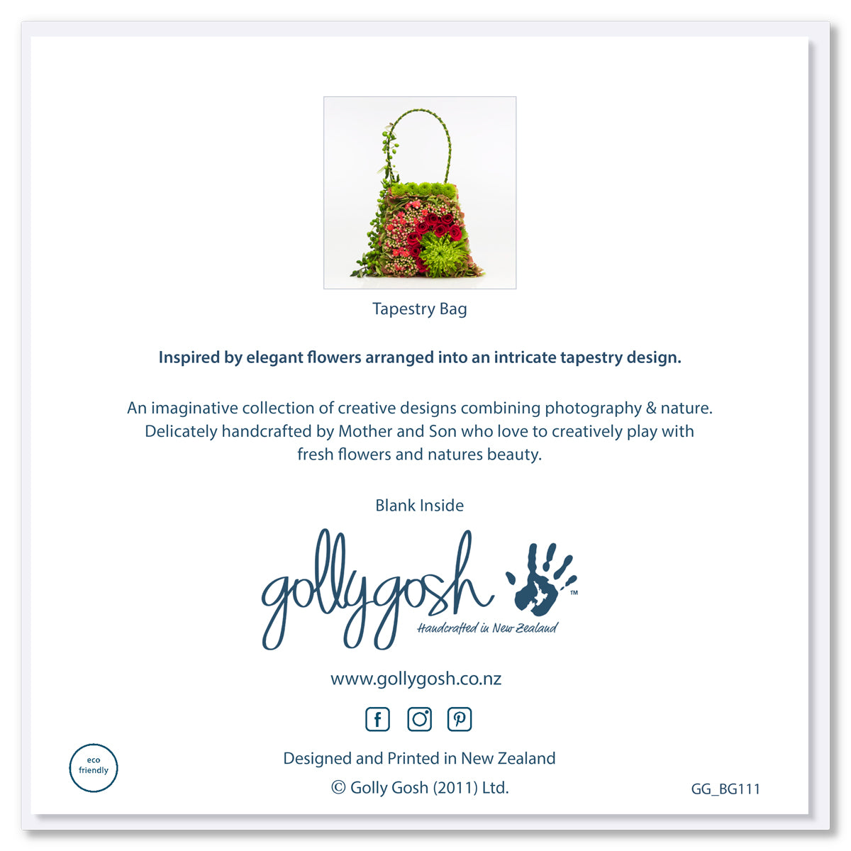 Tapestry Bag Greeting Card