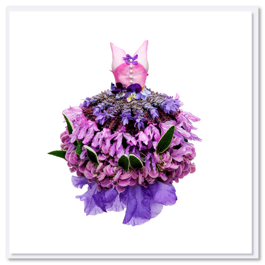 Lavender Dress Greeting Card