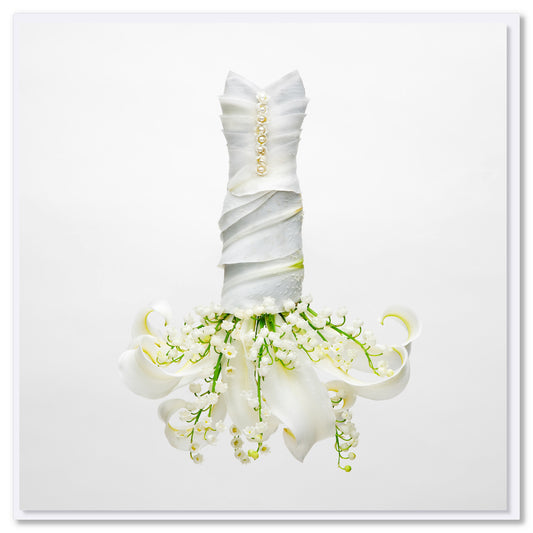 Lily of the Valley Dress Greeting Card