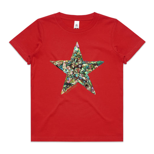 Paua Star Kids Tee Shirt