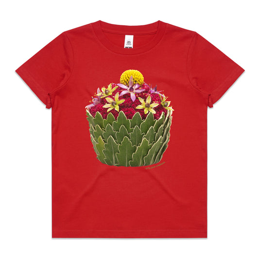 Pineapple Cupcake Kids Tee Shirt