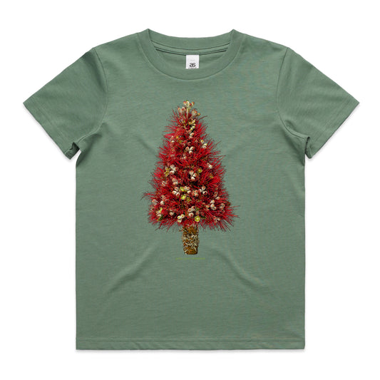 Pohutukawa Tree Kids Tee Shirt