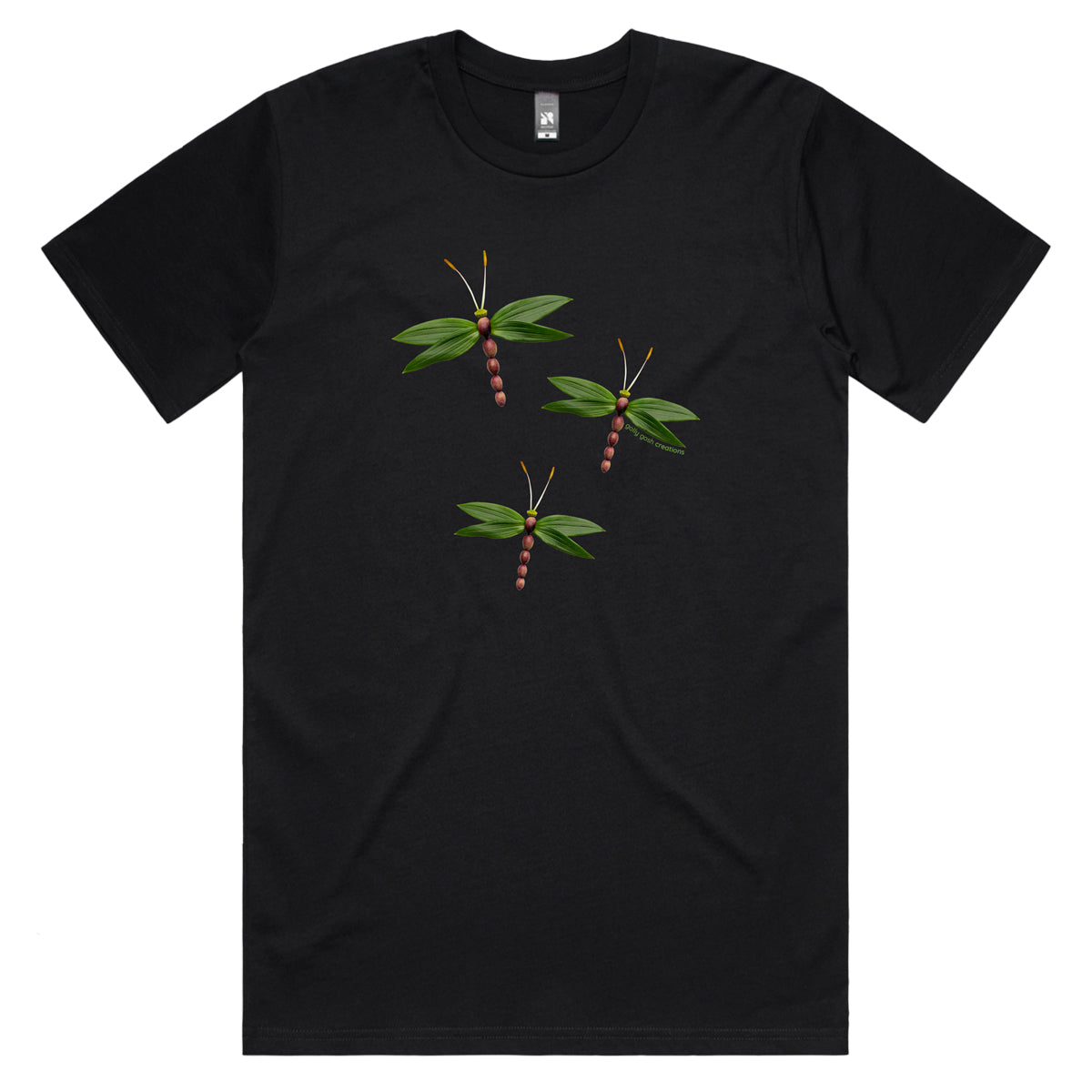 Olive Dragonfly Men's Tee Shirt