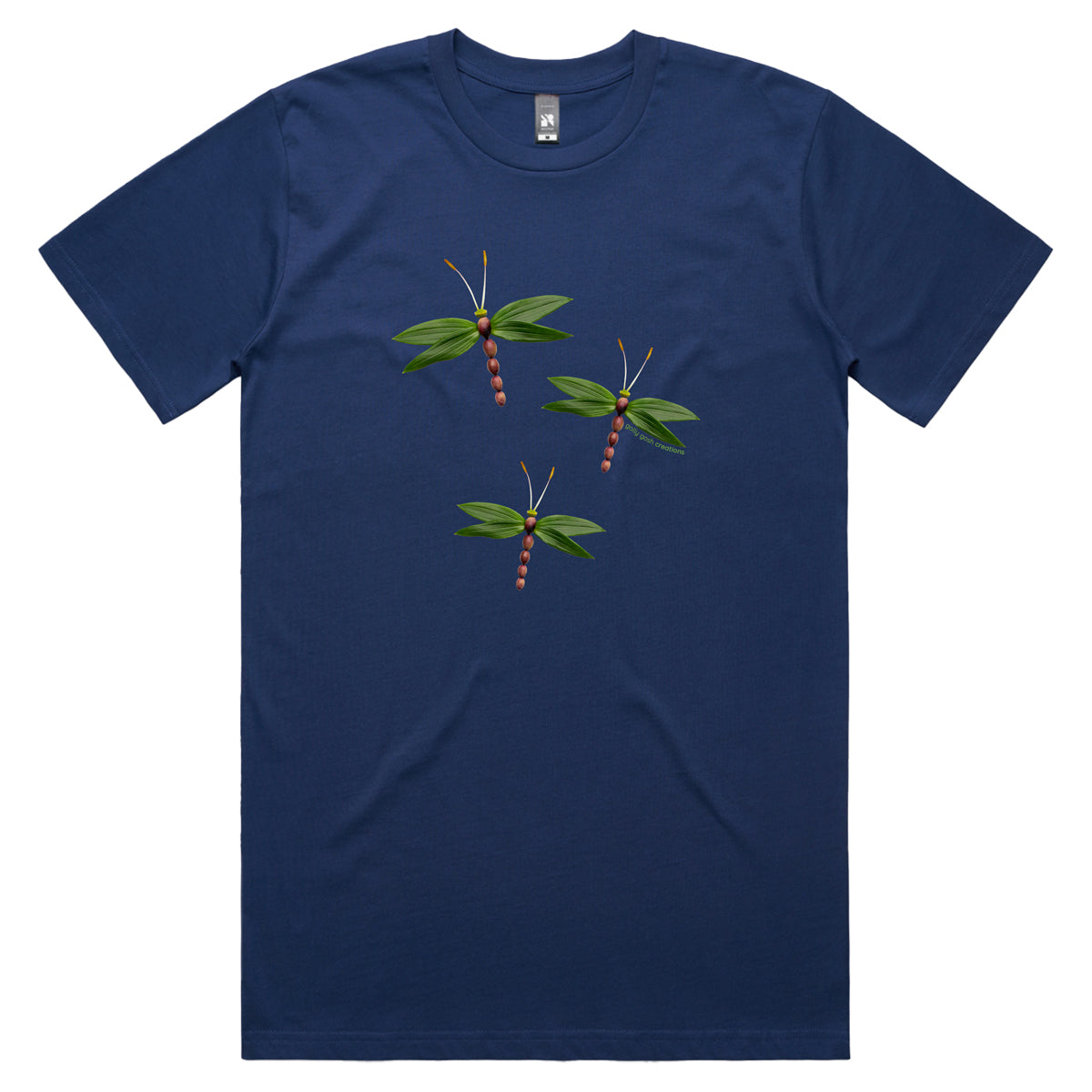 Olive Dragonfly Men's Tee Shirt