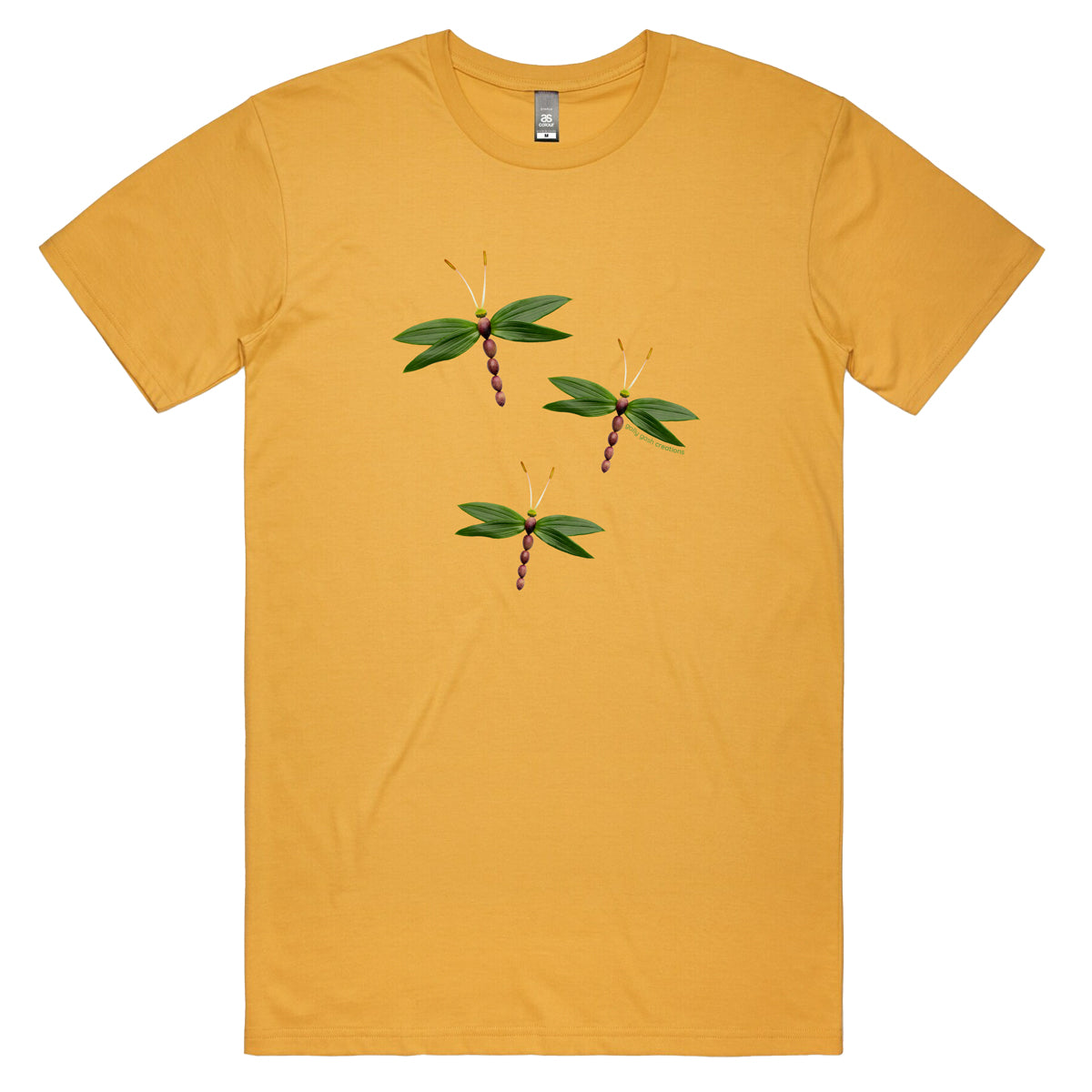 Olive Dragonfly Men's Tee Shirt