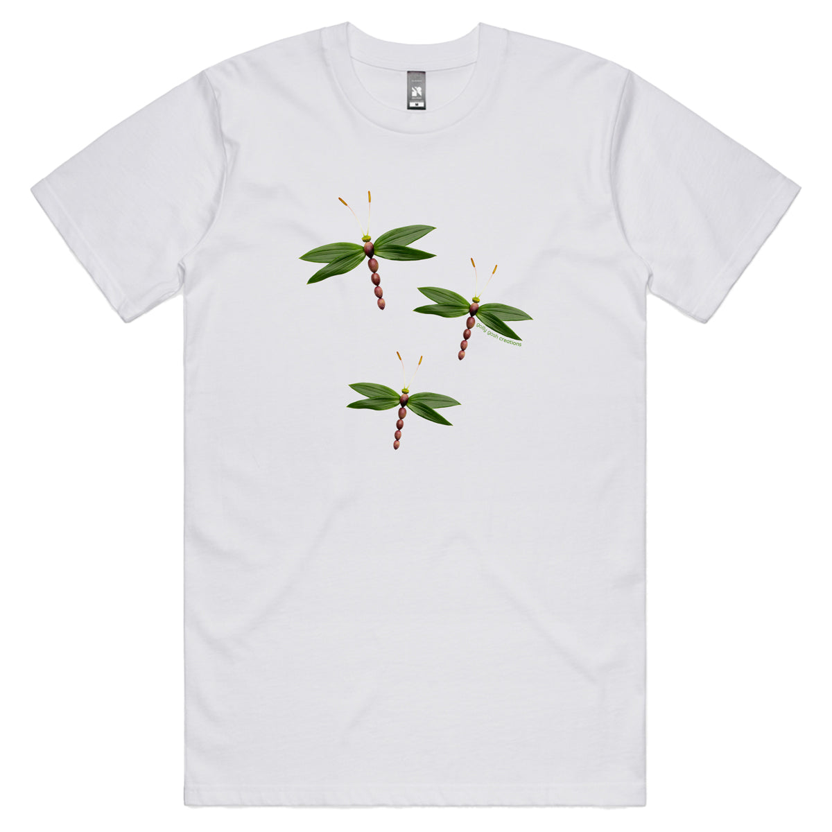 Olive Dragonfly Men's Tee Shirt