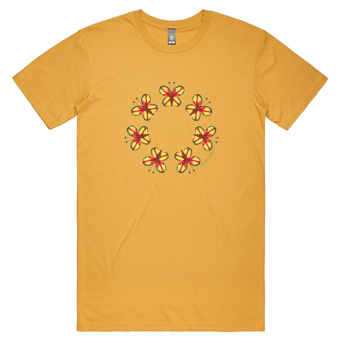 Parrot Butterflies Men's Tee Shirt