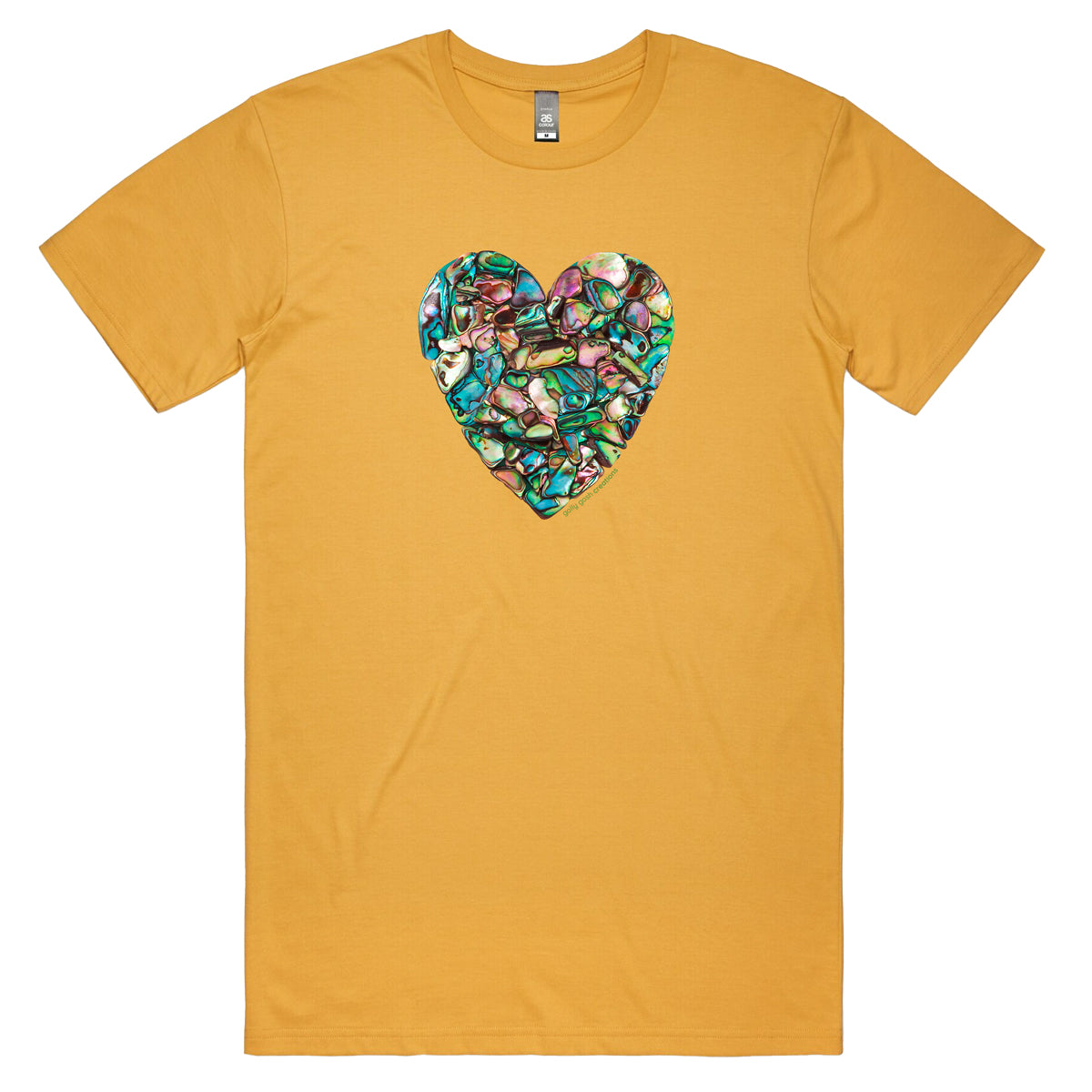 Paua Heart Men's Tee Shirt