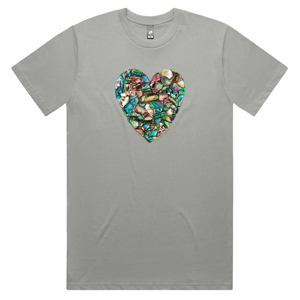 Paua Heart Men's Tee Shirt