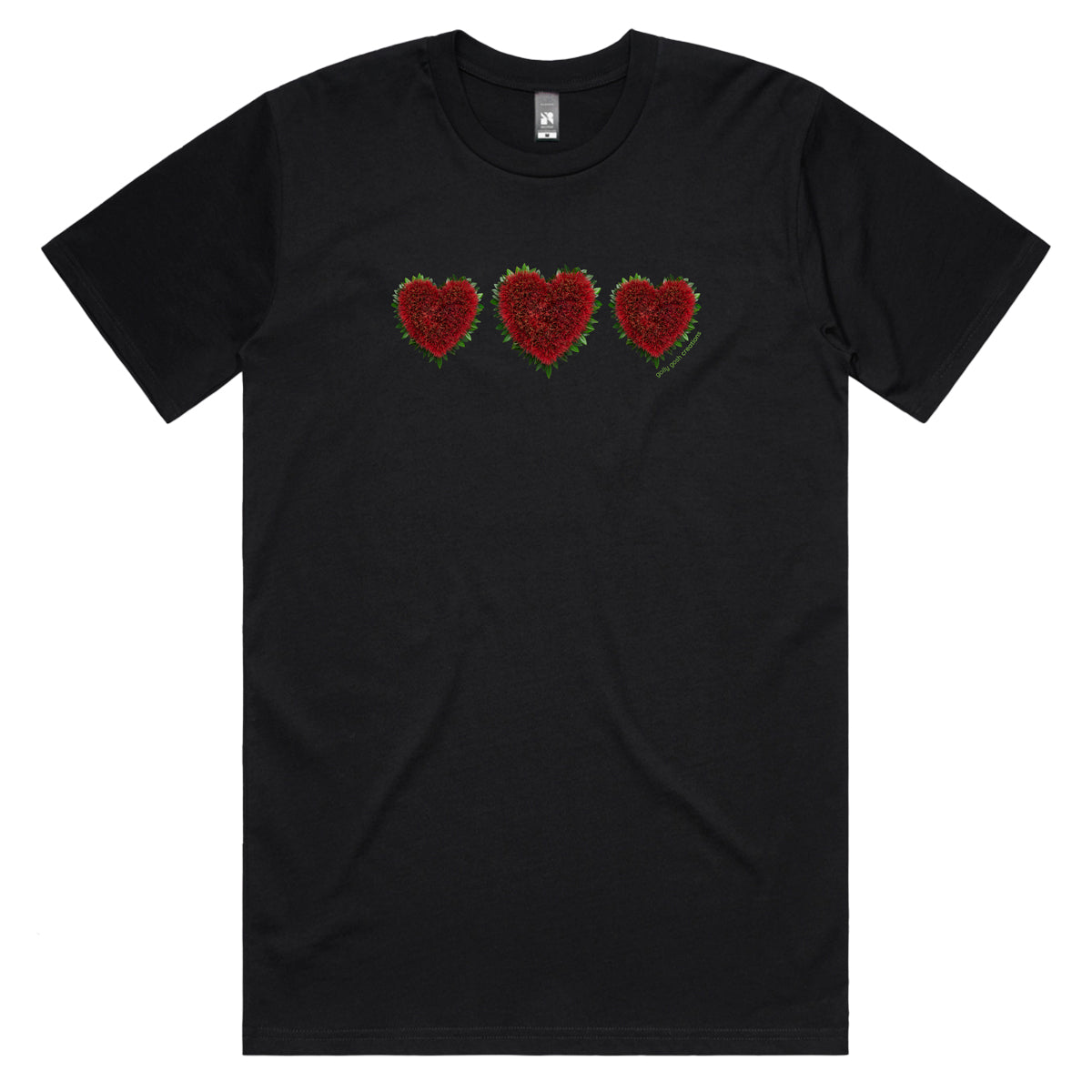 Pohutukawa Hearts Men's Tee Shirt