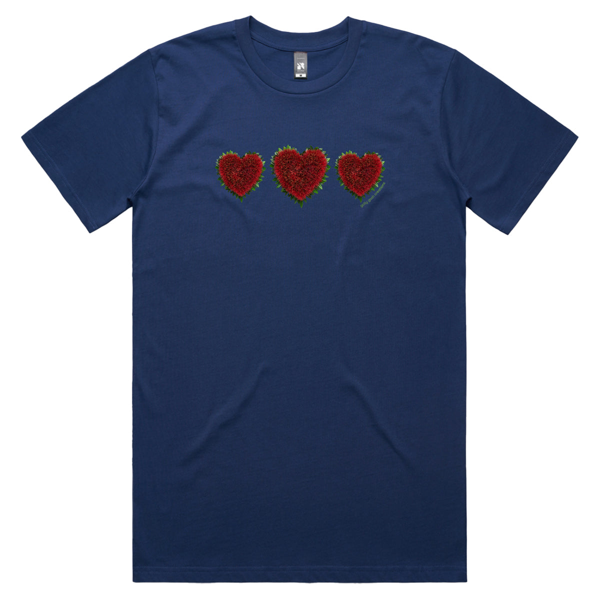 Pohutukawa Hearts Men's Tee Shirt