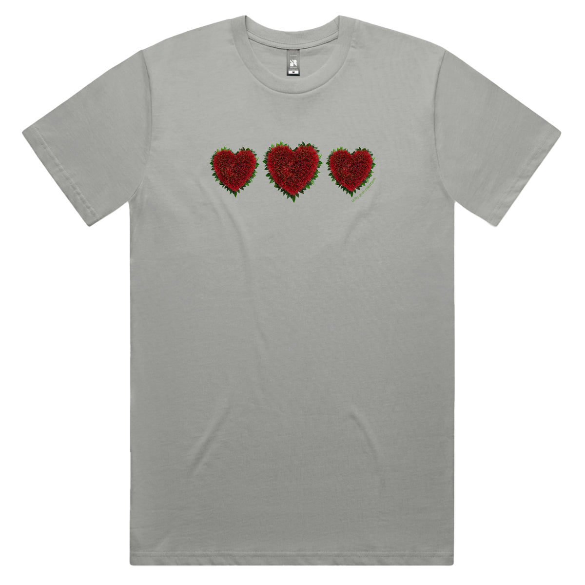 Pohutukawa Hearts Men's Tee Shirt