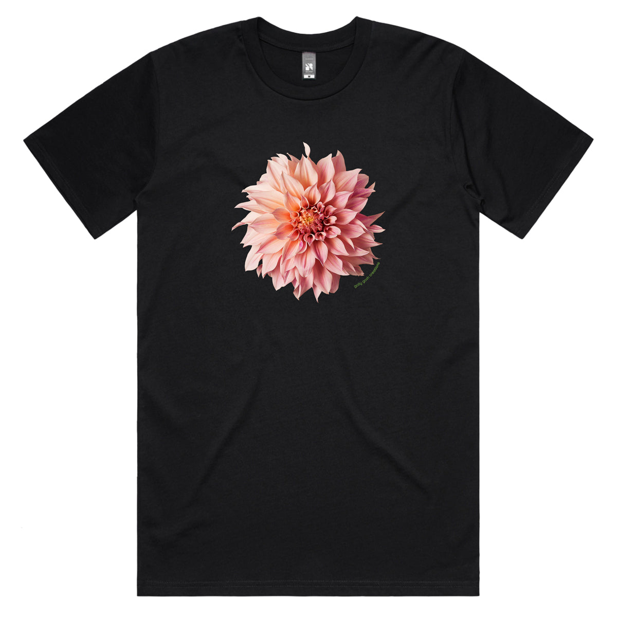 Pink Dahlia Flower Men's Tee Shirt