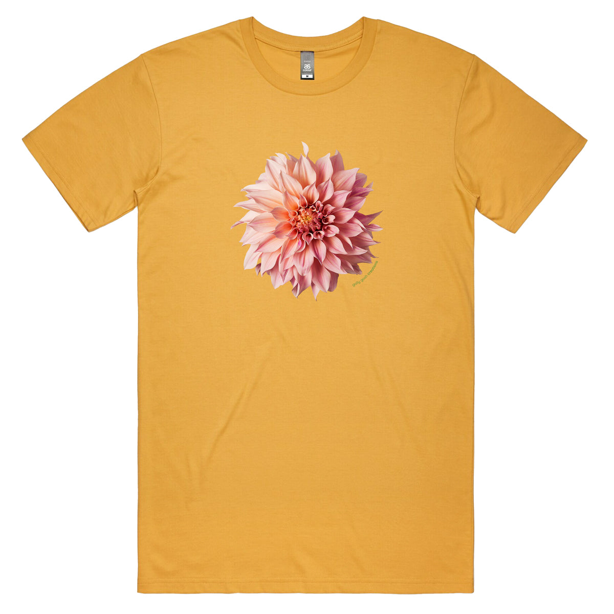 Pink Dahlia Flower Men's Tee Shirt