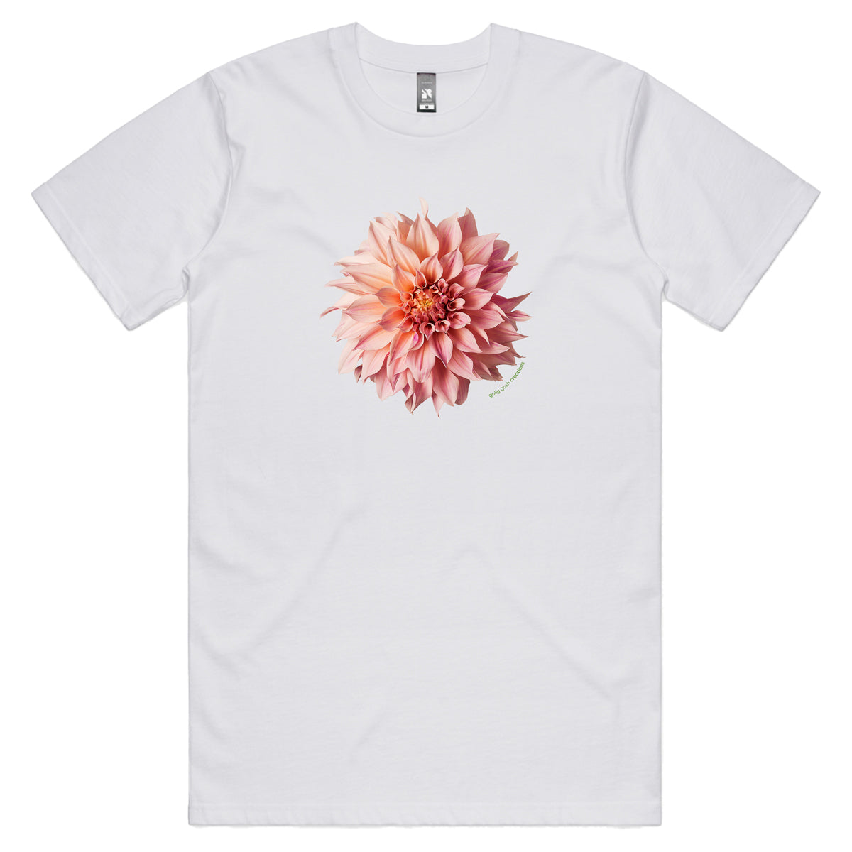 Pink Dahlia Flower Men's Tee Shirt