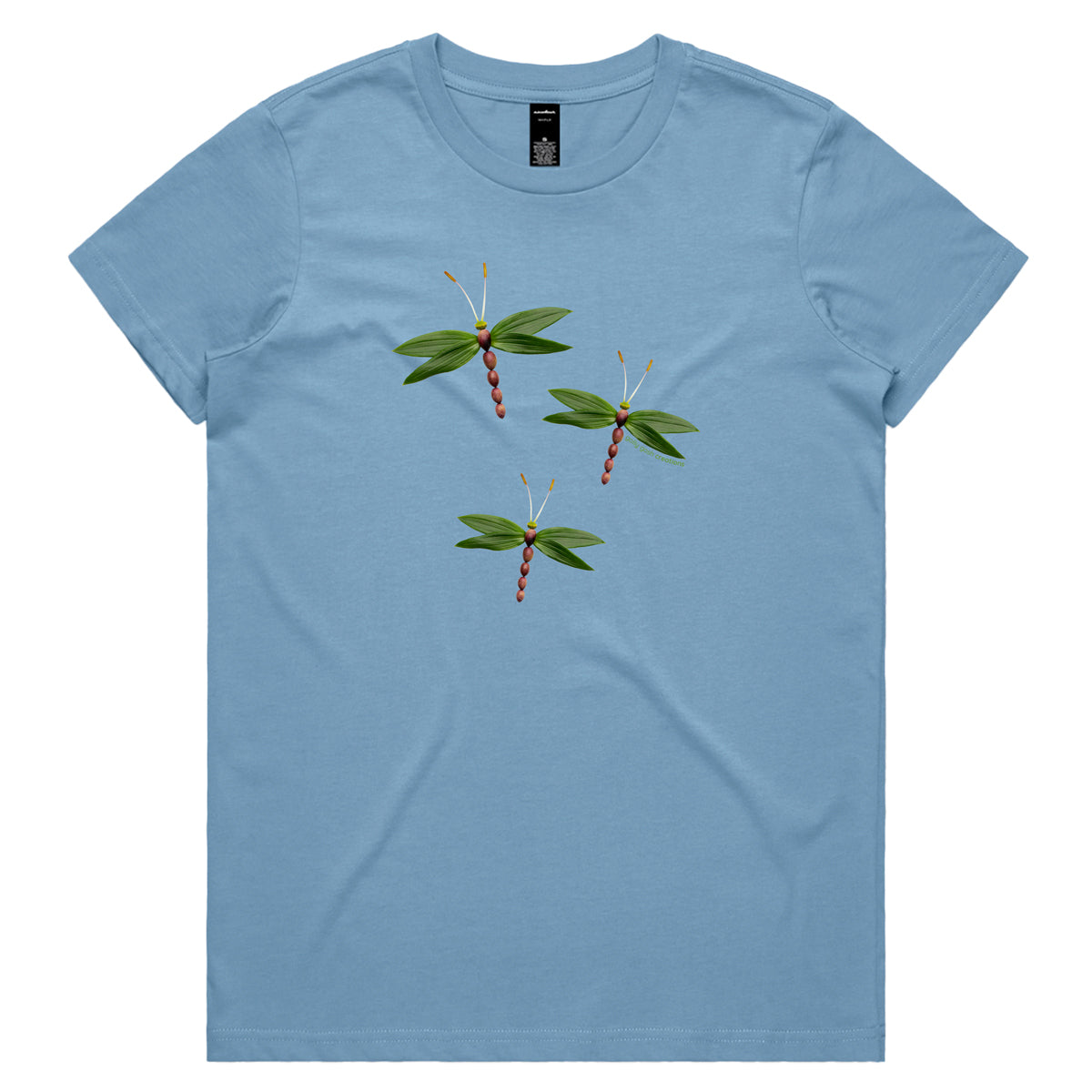 Olive Dragonflies Woman's Tee Shirt