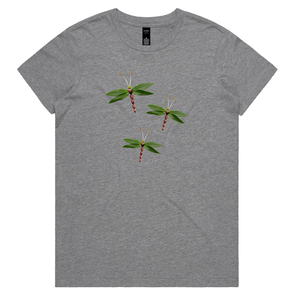 Olive Dragonflies Woman's Tee Shirt