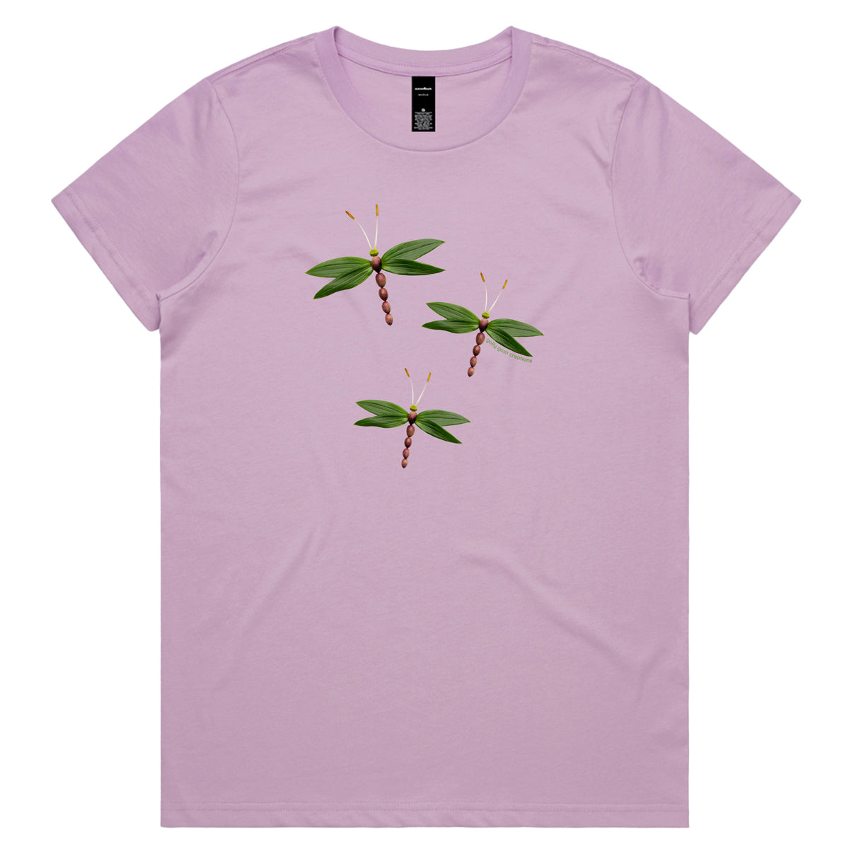 Olive Dragonflies Woman's Tee Shirt