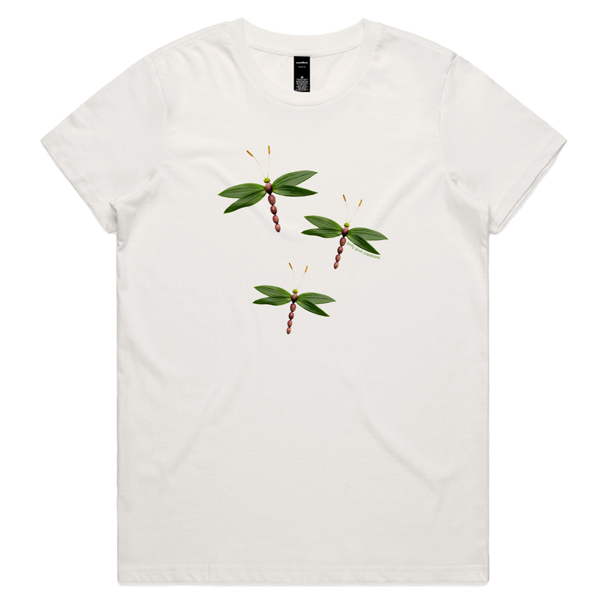 Olive Dragonflies Woman's Tee Shirt