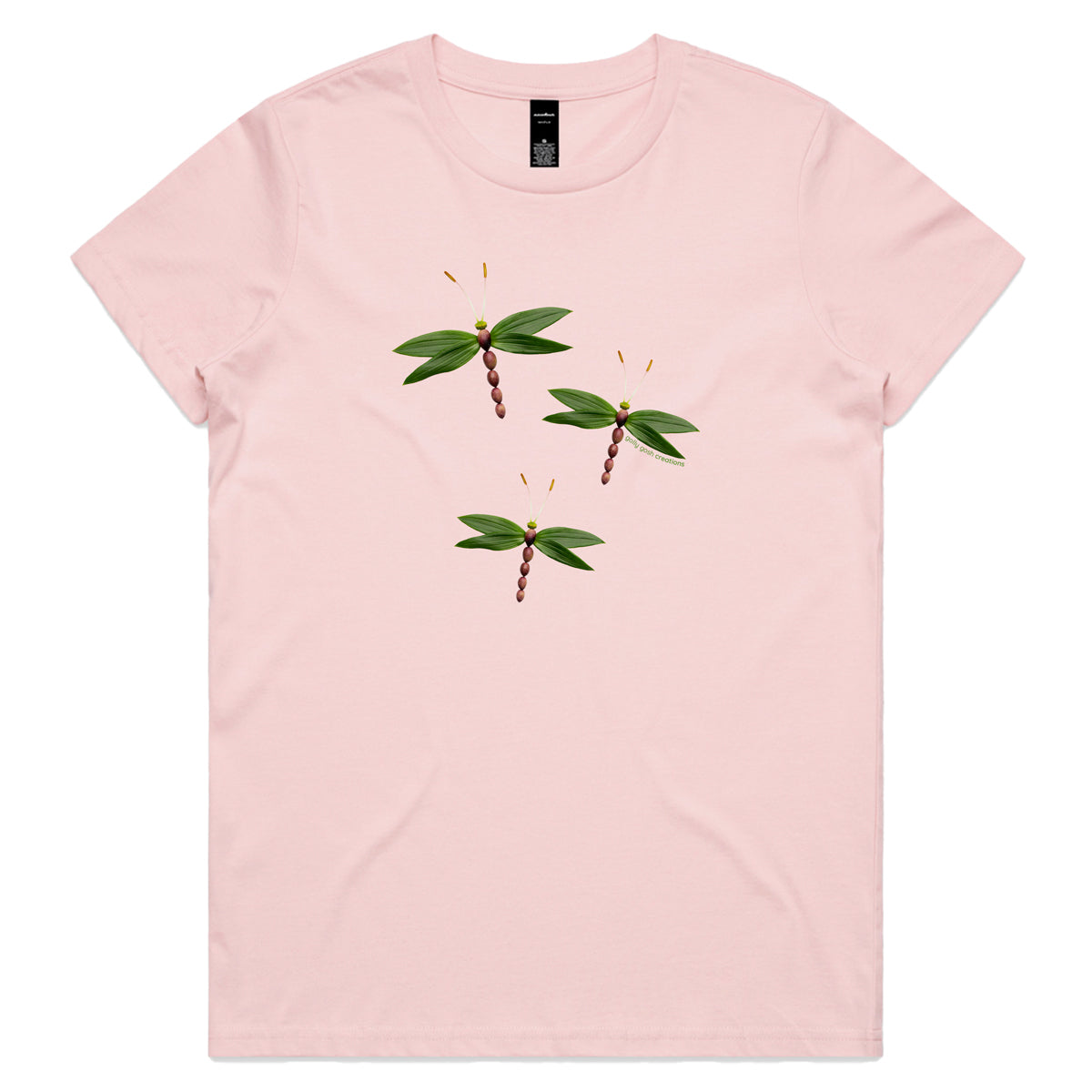 Olive Dragonflies Woman's Tee Shirt