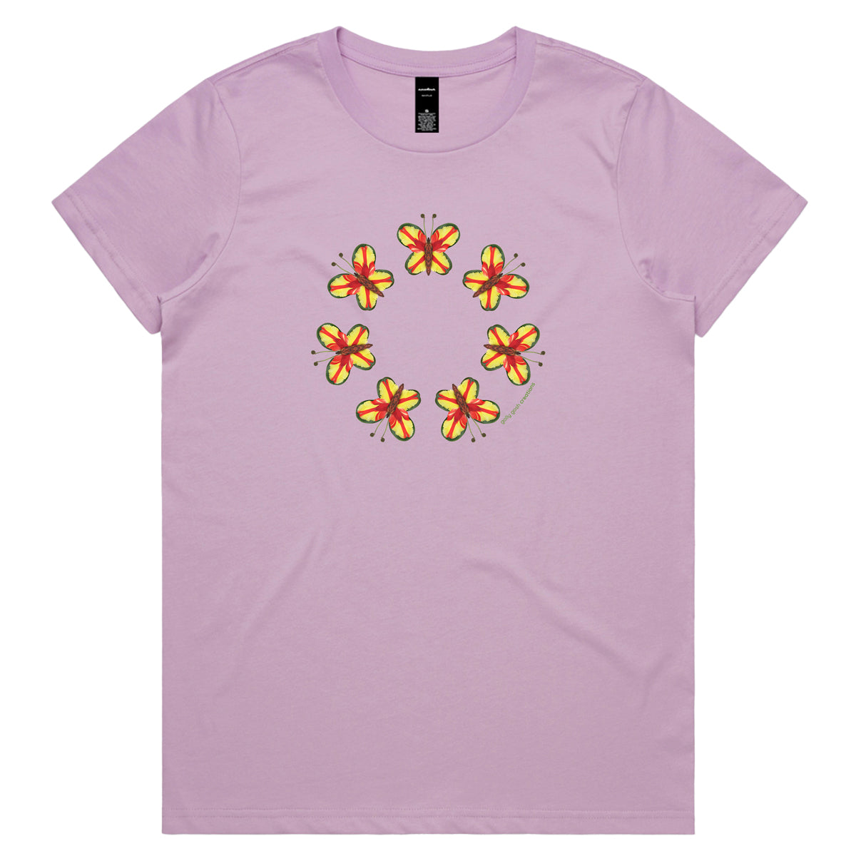 Parrot Butterflies Woman's Tee Shirt