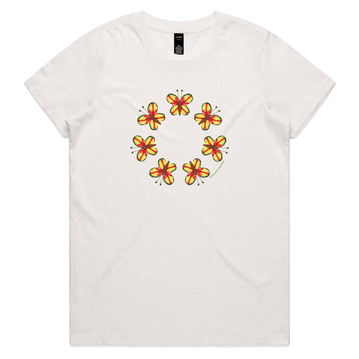 Parrot Butterflies Woman's Tee Shirt