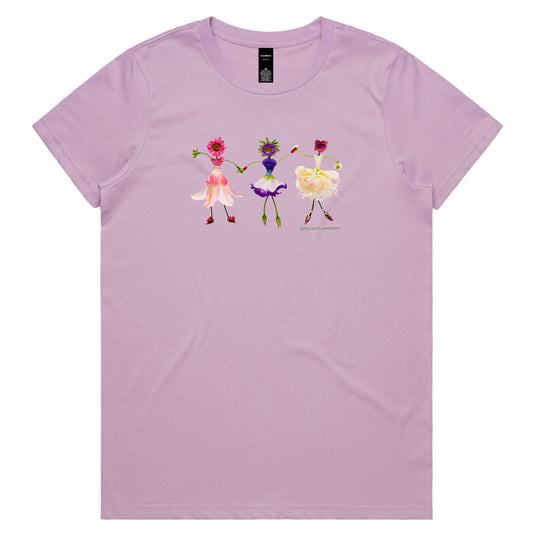 Dancing Girls Woman's Tee Shirt