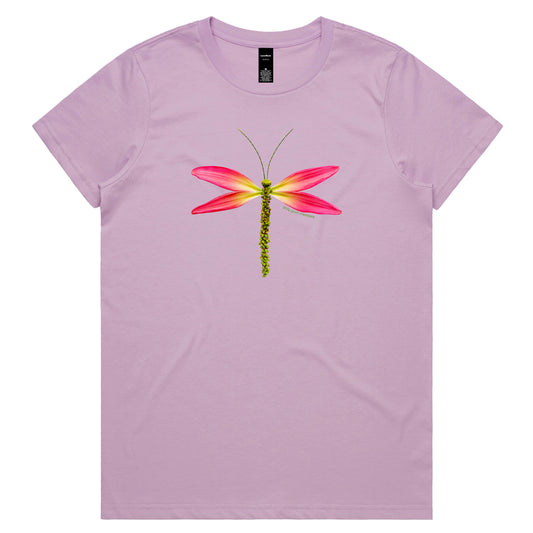 Lily Dragonfly Woman's Tee Shirt