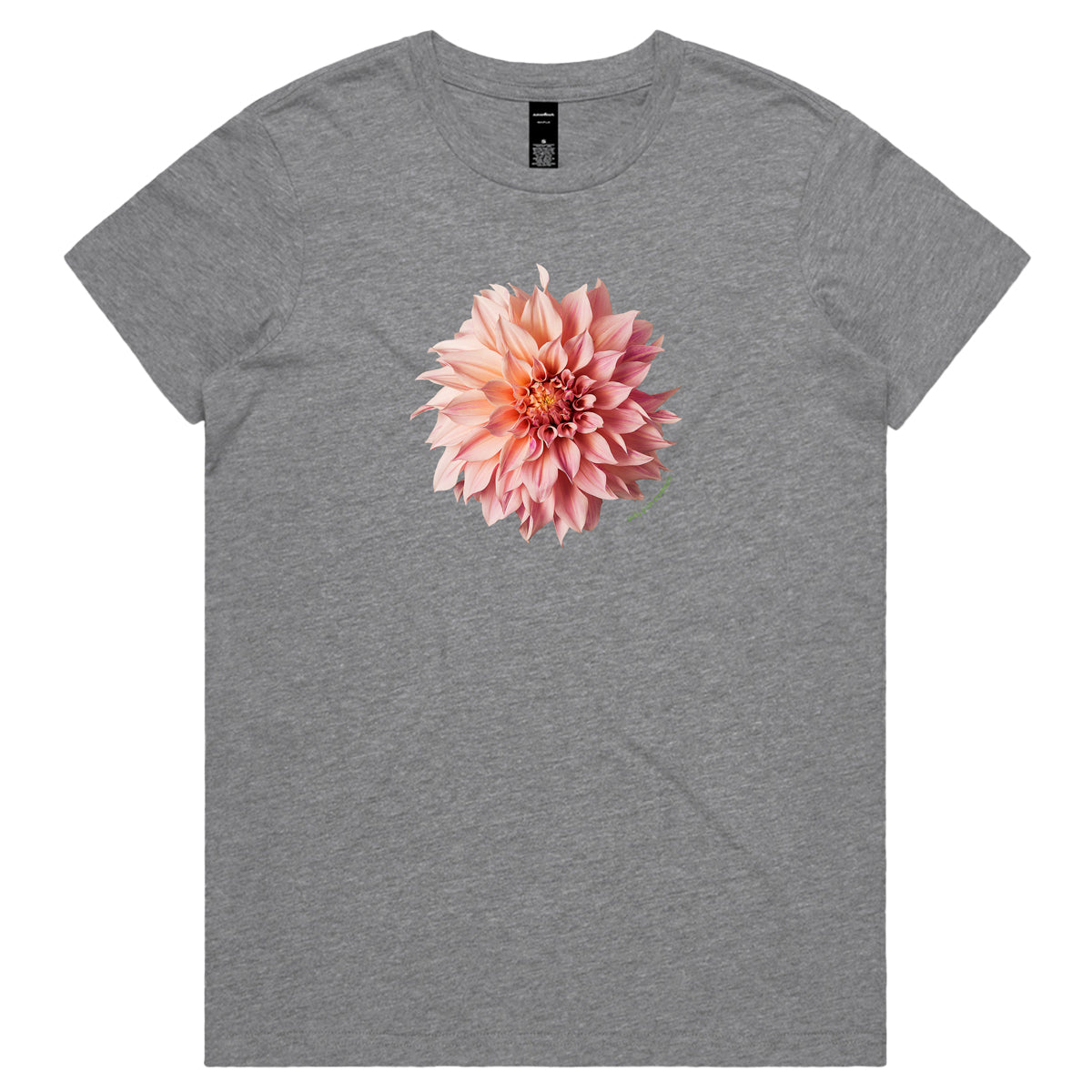 Pink Dahlia Flower Woman's Tee Shirt