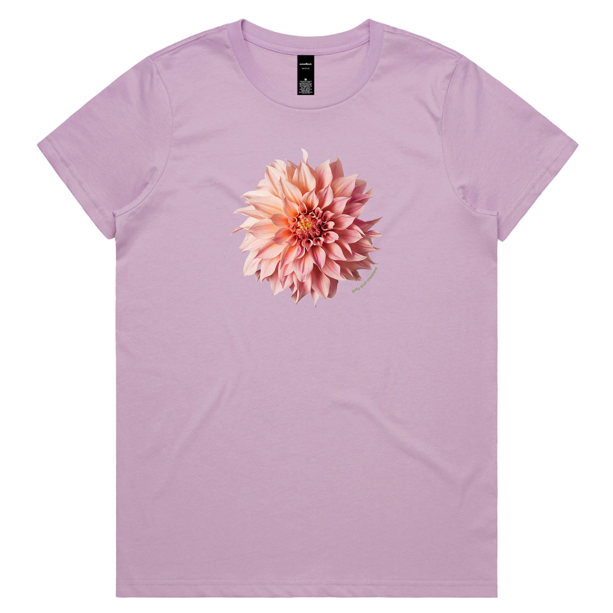 Pink Dahlia Flower Woman's Tee Shirt