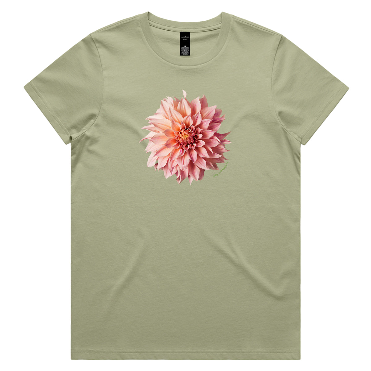 Pink Dahlia Flower Woman's Tee Shirt