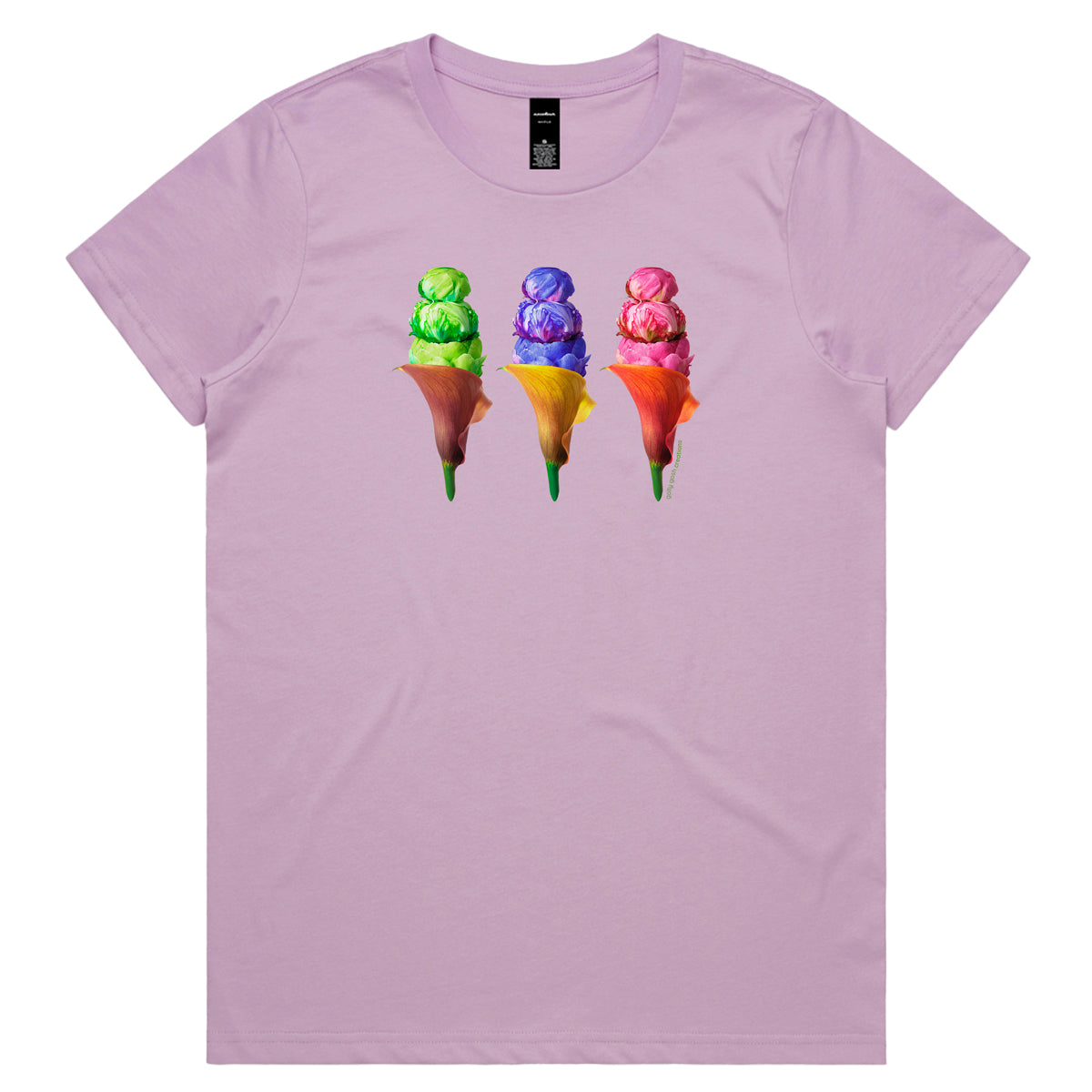 Peony Ice Creams Woman's Tee Shirt