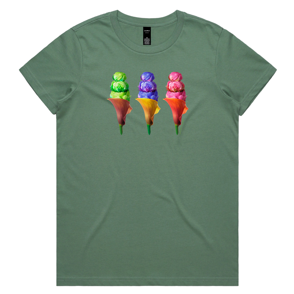 Peony Ice Creams Woman's Tee Shirt