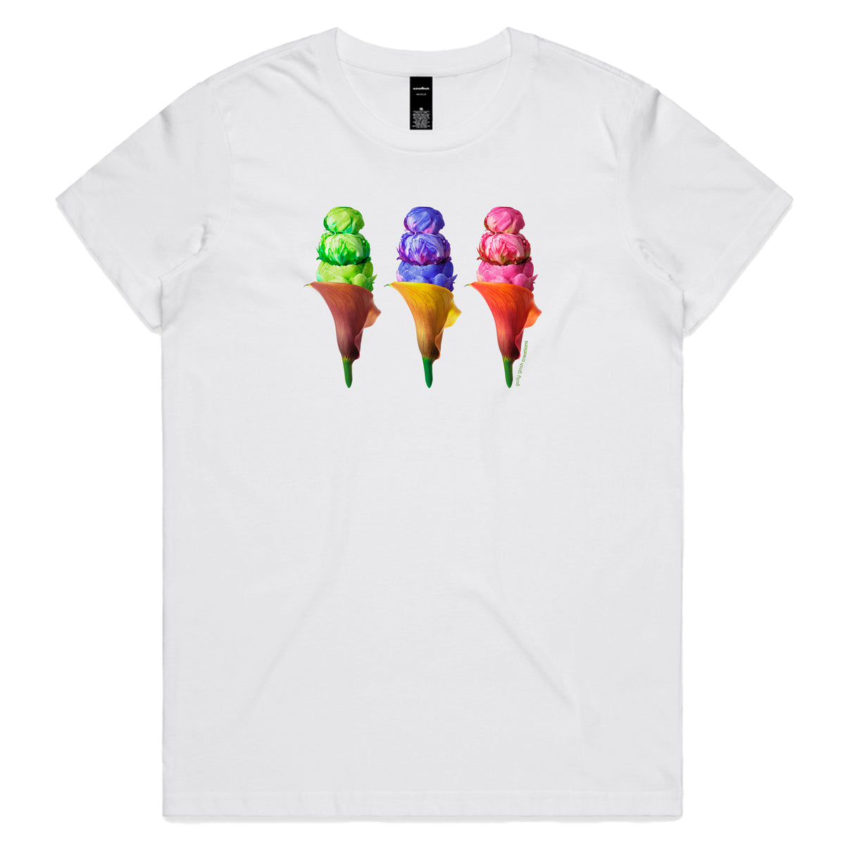 Peony Ice Creams Woman's Tee Shirt