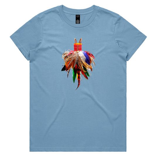 Feather Dress Woman's Tee Shirt