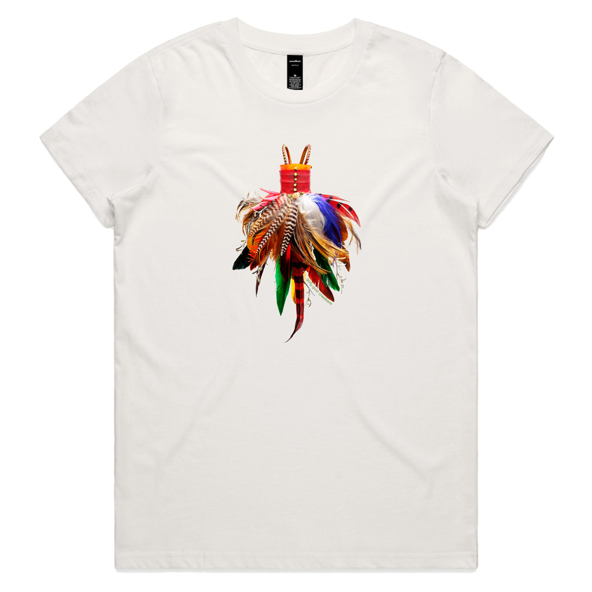 Feather Dress Woman's Tee Shirt