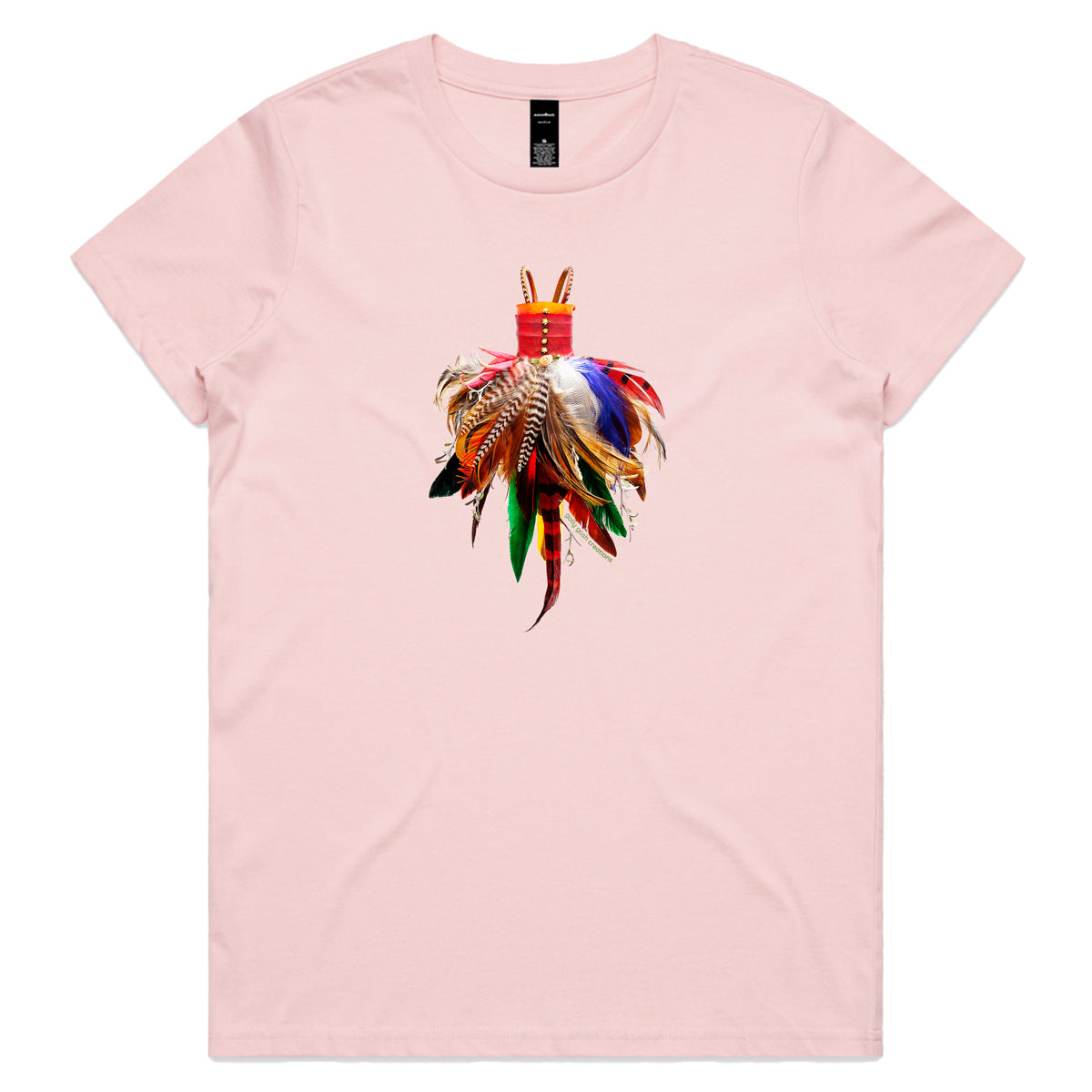 Feather Dress Woman's Tee Shirt