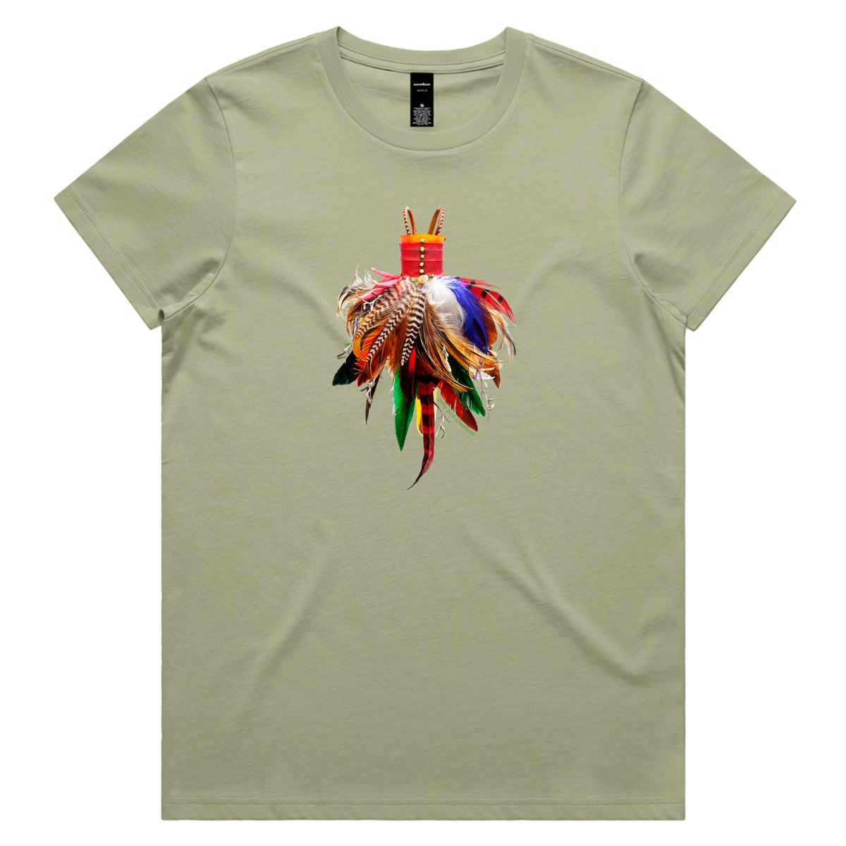 Feather Dress Woman's Tee Shirt