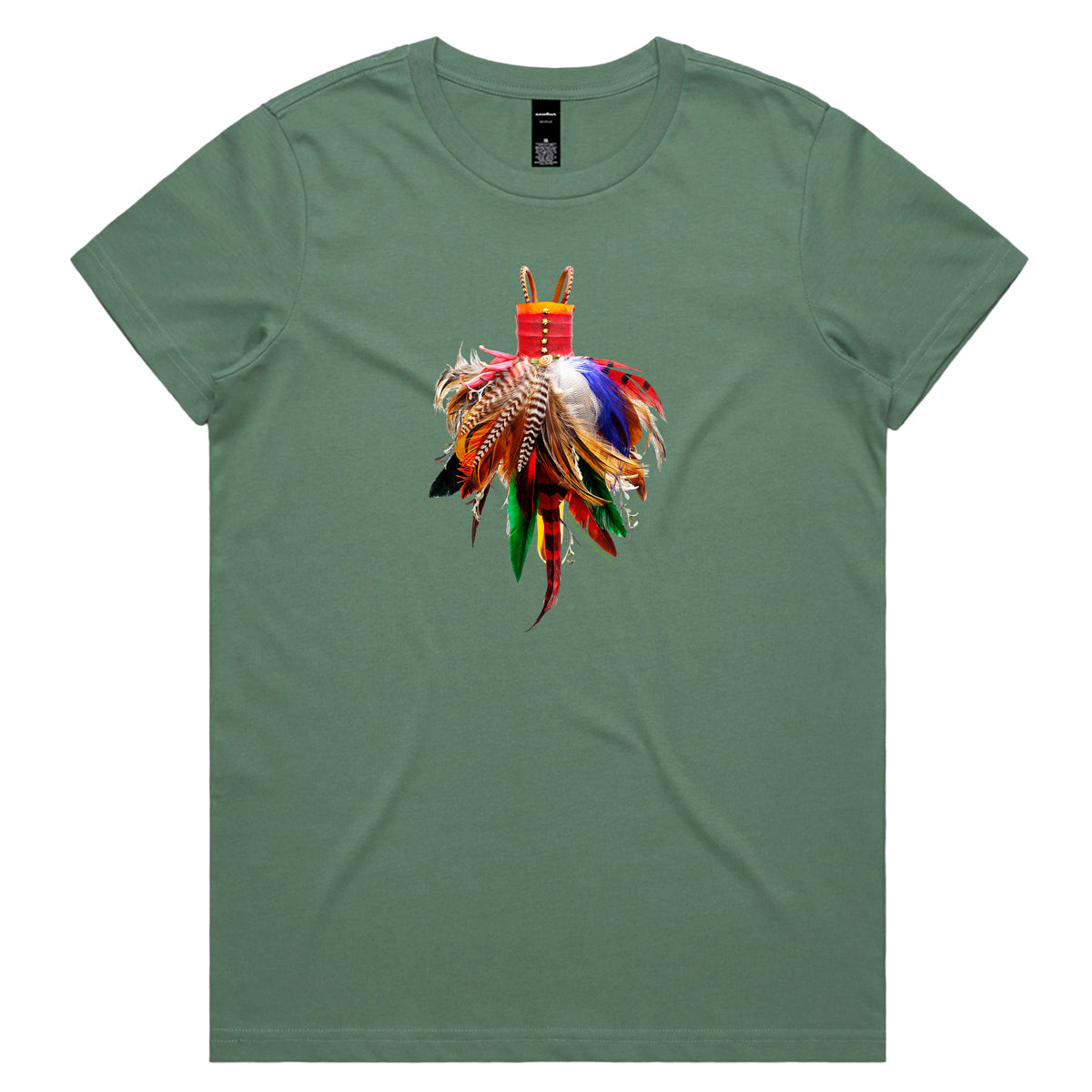 Feather Dress Woman's Tee Shirt