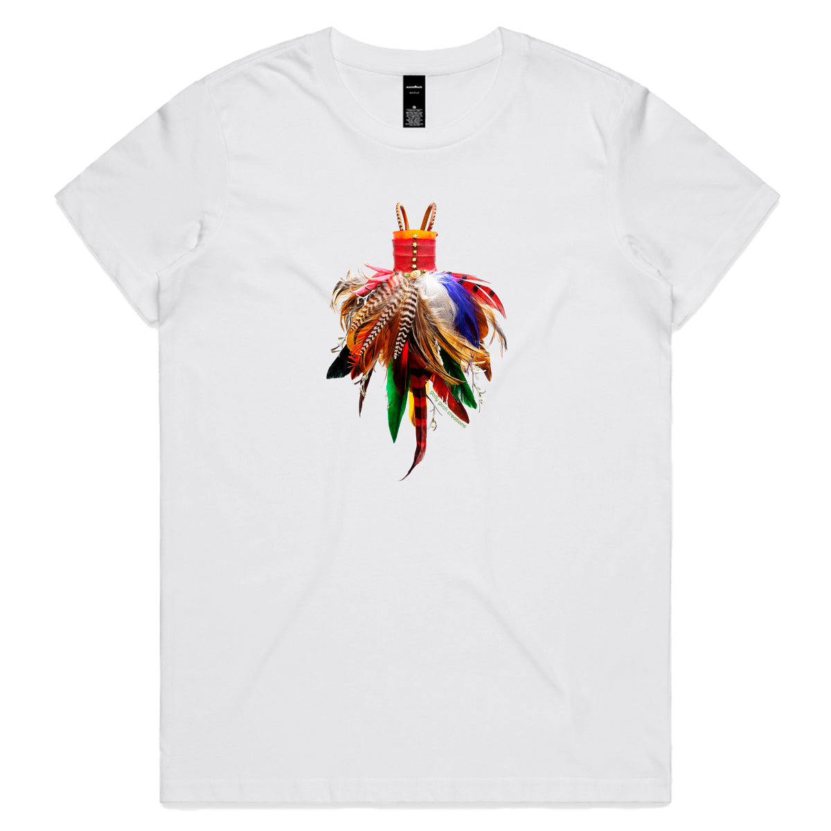 Feather Dress Woman's Tee Shirt