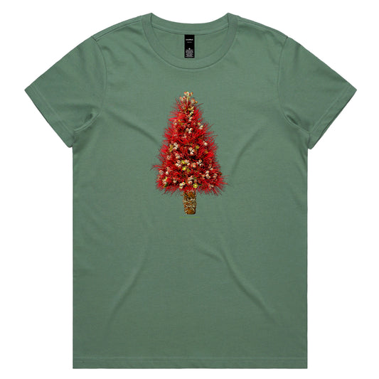 Pohutukawa Tree Woman's Tee Shirt