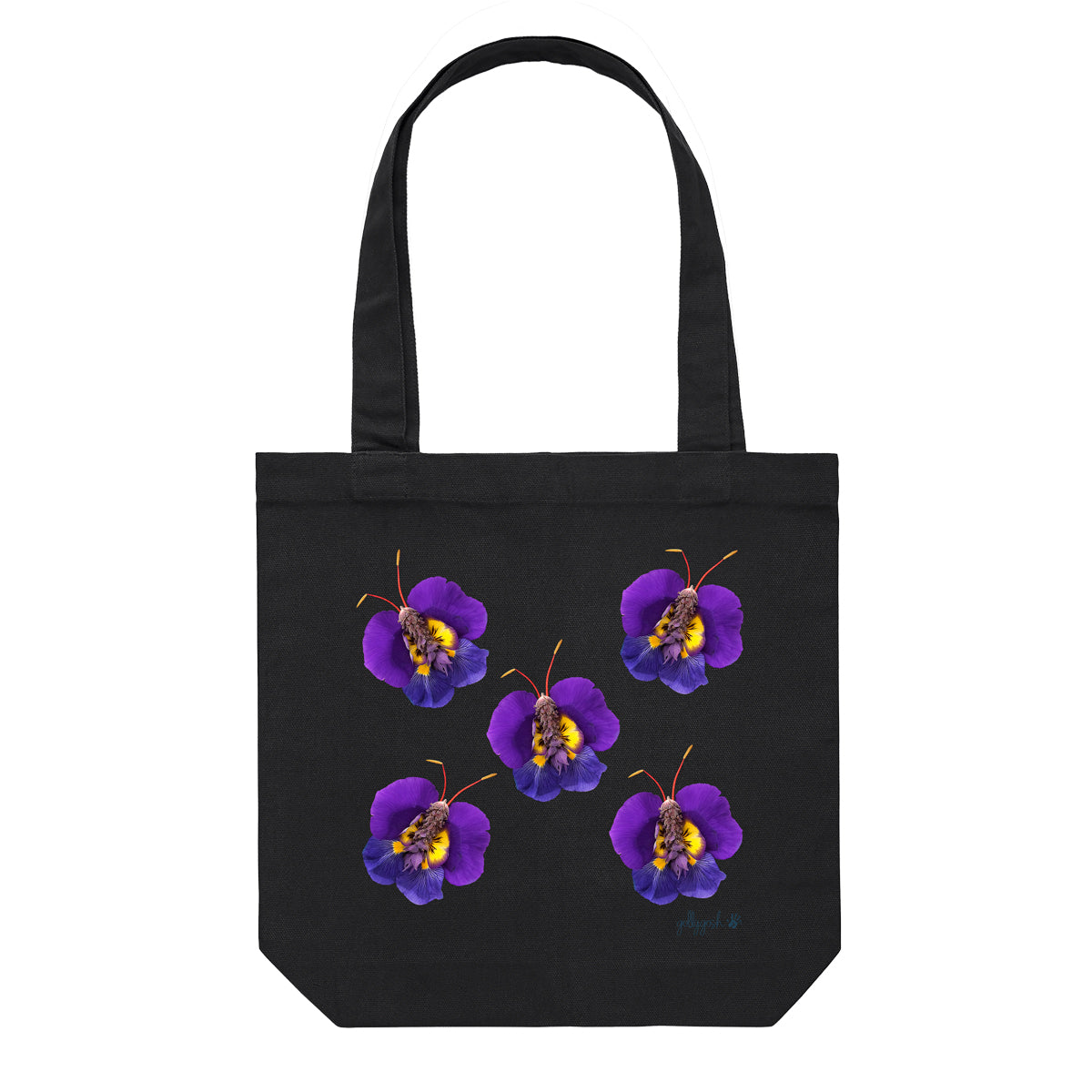 Lavender Butterflies Tote Bag