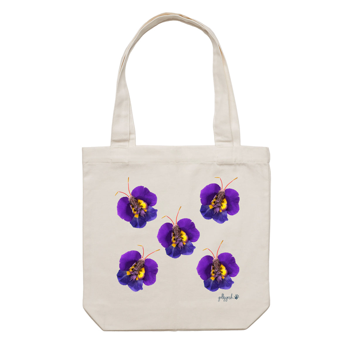 Lavender Butterflies Tote Bag