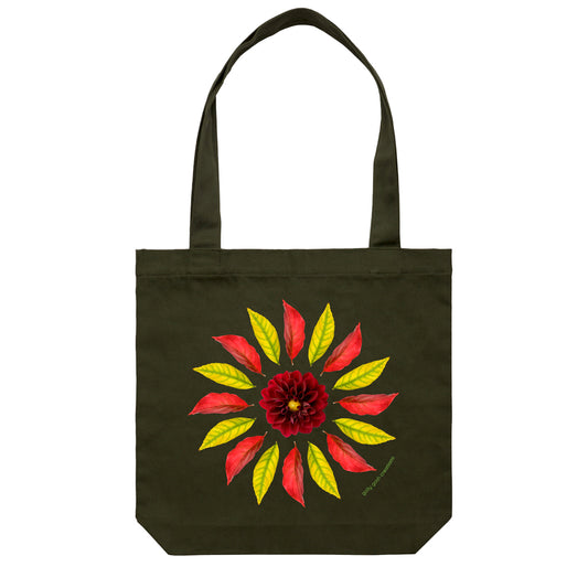 Leaf Circle Tote Bag