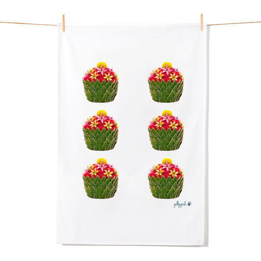 Golly Gosh_Tea Towel_Pineapple Cupcakes