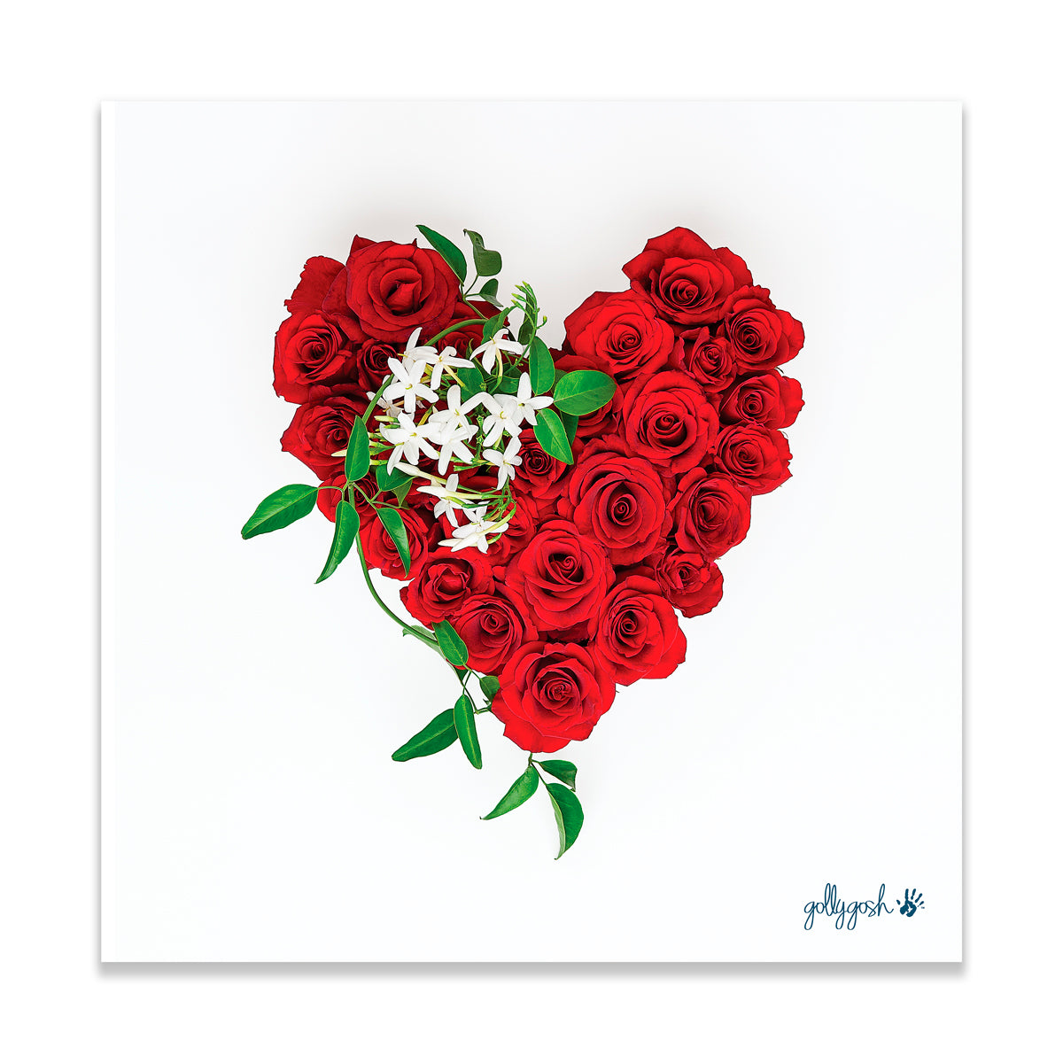 Red Rose Heart Fine Art Print